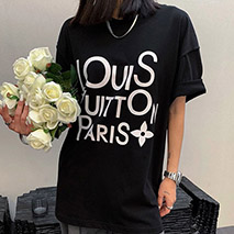 ルイヴィトン 偽物 グラフィック クルーネック Tシャツ vud46320