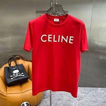 セリーヌ スーパーコピー tシャツ 激安 ユニセックス ルーズ ロゴプリント Cew67794