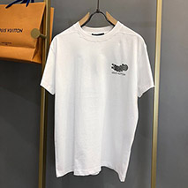 ルイヴィトン 偽物 Tシャツ 21SS フロウティングLVプリンテッド vut78473