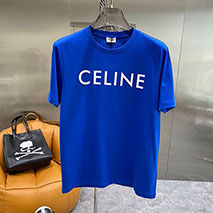 セリーヌ コピー tシャツ ユニセックス ルーズ ロゴプリント Cez98110