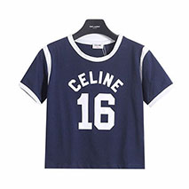 セリーヌ 偽物 16 プリントTシャツ Ceb37825