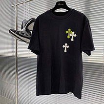 クロムハーツ 偽物 セメタリークロス♪ロゴTシャツ Kui88804