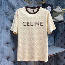 セリーヌ コピー コットンジャージー Tシャツ Ceu01013