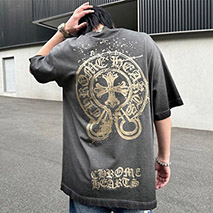 クロムハーツ スーパーコピー ホースシュー バックプリントTシャツ Kua68010