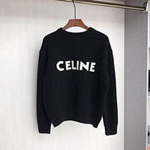 セリーヌ コピー エンブロイダリー オーバーサイズ セーター Cew44036