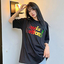 ルイヴィトン 偽物 エブリデイLVクルーネック Tシャツ vuh94108