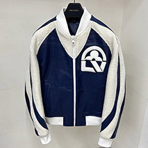 ルイヴィトン 偽物 レザーボクシージャケット vul37323