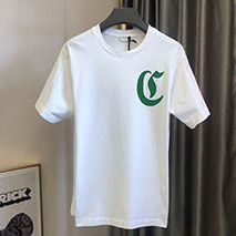 セリーヌ コピー ロゴ コットン Tシャツ Cer56530