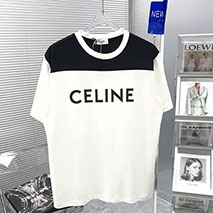 セリーヌ コピー ルーズ Tシャツ ツートーン コットンジャージー 2X839501F