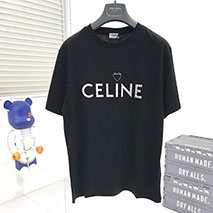 セリーヌ コピー コットンメッシュオーバーサイズ Tシャツ Cew71681