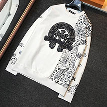 クロムハーツ 偽物 ロングTシャツ グリーンセメタリークロス Kus48343