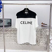 セリーヌ コピー ルーズ Tシャツ コットン Cez06770