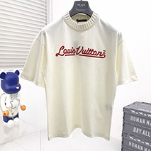 ルイヴィトン コピー Tシャツ トップス 半袖 メンズ レッドホワイト 1A9GMQ