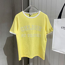 セリーヌ スーパーコピー サントロペコットンフロックTシャツ Cez89396