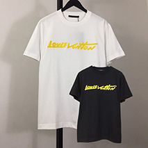 ルイヴィトン スーパーコピー 刺繍ロゴTシャツ 2色 vue14266