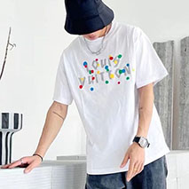 ルイヴィトン コピー 草間彌生 ロゴ Tシャツ vum00260