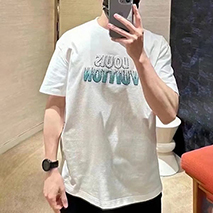 ルイヴィトン コピー LVプリントTシャツ ホワイト vuj49895