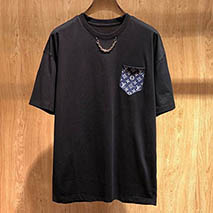 ルイヴィトン 偽物 モノグラムポケット Tシャツ vuh59629