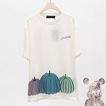ルイヴィトン 偽物 草間彌生 Tシャツ パロディ 1AB74Y
