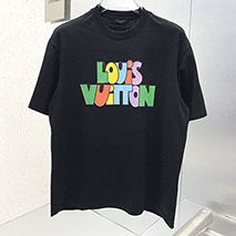 ルイヴィトン スーパーコピー NBA フロント＆バック レタープリントTシャツ vuf01348