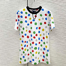 草間彌生ルイヴィトン スーパーコピー LV × YK ペインティッド ドット Tシャツ 1AB90E