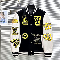 ルイヴィトン 偽物 LV レザーエンブロイダリーバーシティ vub24030