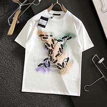 ルイヴィトン 偽物 グラフィック 半袖 Tシャツ コットン vue49730