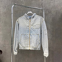 ルイヴィトン スーパーコピー デニムジャケット LV×NBA ジップスルーフーディ 1A8WTS