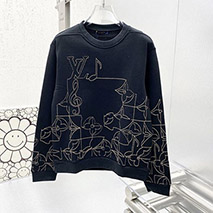 ルイヴィトン 偽物 エンブロイダリーニットトップ 1AAT63