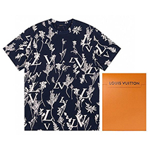 ルイヴィトン 偽物 モノグラム Tシャツ ブルー vun93461