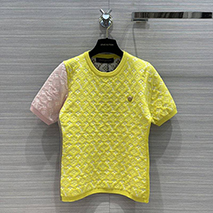 ルイヴィトン 偽物 パステルモノグラムニットトップ Tシャツ vup30738