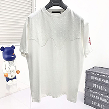 ルイヴィトン コピー Tシャツ トップス 半袖 メンズ レッドホワイト vut55911