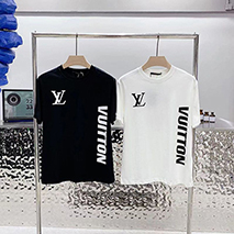 ルイヴィトン 偽物 NBAフロントアンドバックレタープリントTシャツ vun57602
