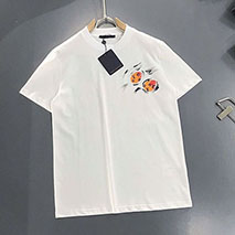 ルイヴィトン スーパーコピー Tシャツ パロディ ウォーターカラーモノグラムロゴ vuf84021