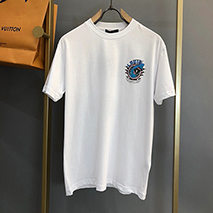 ルイヴィトン スーパーコピー Tシャツ 21SS フロウティングLVプリンテッド vux89996