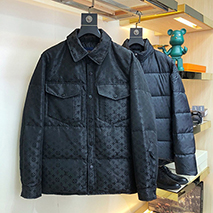 ルイヴィトン 偽物 ジャケット モノグラム ネイビー 黒 vuy33997