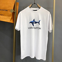 ルイヴィトン スーパーコピー Tシャツ ウォーターカラーモノグラムロゴ vuo17602