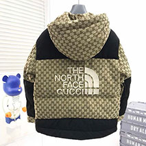 ノースフェイス コピー ×グッチ GGモノグラムダウンジャケット gur22252