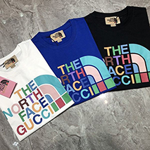 グッチ x ノースフェイス 偽物 Tシャツ 3色 Noe78560
