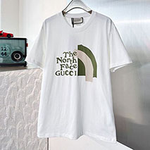 グッチ x ノースフェイス コピー コラボロゴTシャツ guz02942