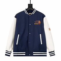 グッチxノースフェイス スーパーコピー ベースボールジャージ Nol24699