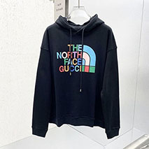 グッチ x ノースフェイス スーパーコピー 長袖コットン パーカー guv51320