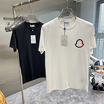 モンクレール コピー ロゴ コットン クルーネック Tシャツ 2色 moy51008