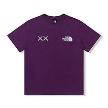 ノースフェイス 偽物 コピー XX KAWS エンブロイダリー コットンTシャツ Nog04211