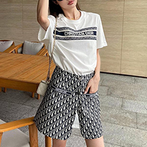 ディオール スーパーコピー コットンジャージー Tシャツ 上下セット des61415