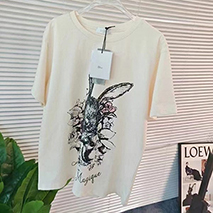 ディオール コピー ロゴ入り コットン Tシャツ 313T03A4408
