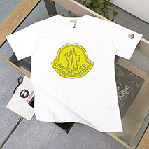モンクレール コピー クルーネック プリント刺しゅうロゴTシャツ mof94599