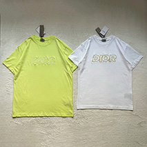 ディオール 偽物 ロゴ・ コットン Tシャツ 2色 des35569