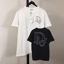 ディオール コピー x ERLコラボ リラックスフィットTシャツ 2色 dec41771