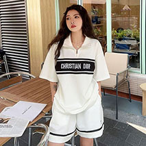 ディオール コピー ロゴプリントTシャツ ショートパンツ dew25094